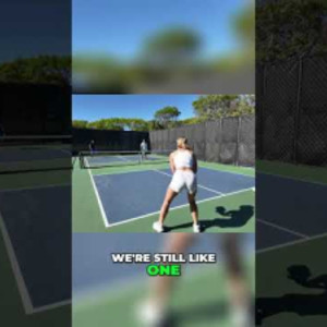 Pickleball Drama! intense match