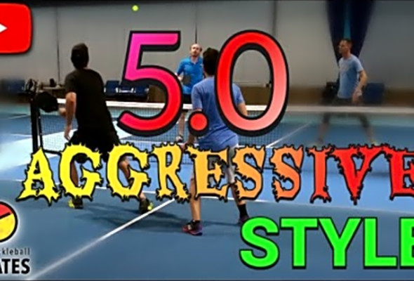 Aggressive Pickleball Men&#039;s Doubles