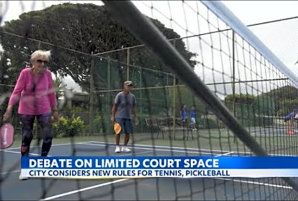 Limited court space has tennis and pickleball players seeking solutions