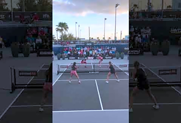 No one saw the lob coming #pickleball