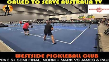 Australian PPA Mens Double 3.5 Semi Final, Norman &amp; Mark vs James and Paul