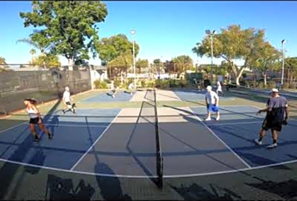 Bad Pickleball Very High level 5.5 Rec play Jessie Irvine Wes Burrows Jeff Warnick Scott Crandall