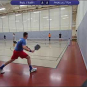 Rob and Keith vs. Marcus and Fox - 4.0 Pickleball Match