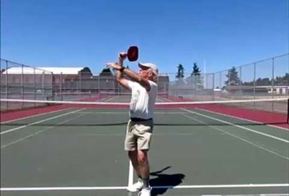 Pickleball fundamentals 10 Pronation during the overhead