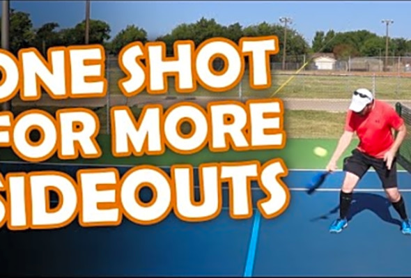 This Shot Will Give You More Sideouts In Pickleball!