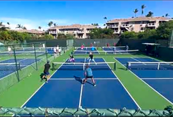 Getting ready for 2023 Maui Pukaball Pickleball Tournament #pickleball #maui #tournament