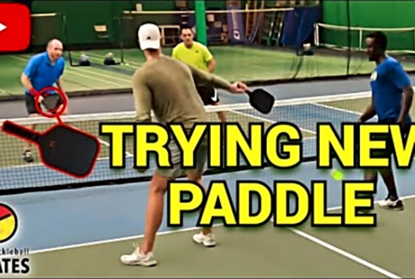 Trying new GRVN Pickleball Paddle in Men&#039;s Doubles