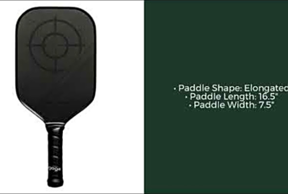 Engage Pursuit MX 6.0 Thick Core Middleweight Graphite Pickleball Paddle