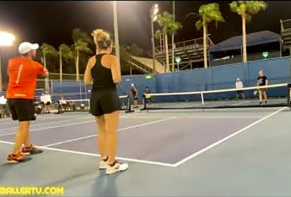 10 MINUTES OF PICKLEBALL MIXED DOUBLES GOLD MEDAL MATCH AT 2022 APP DELRAY BEACH PICKLEBALL OPEN