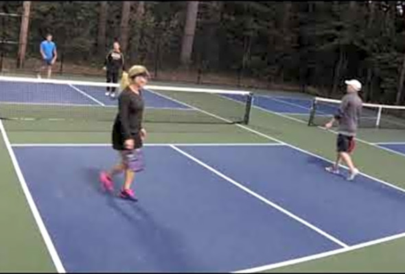 4.5 Pickleball - Ron York, Christie Domoracki vs. Matt MacDonald, Paul Lambers