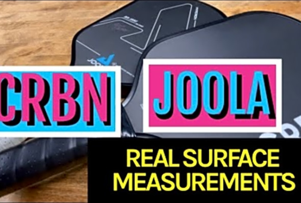 The Joola Ben Johns Hyperion CFS vs The CRBN 1 16mm - Real Surface Tests