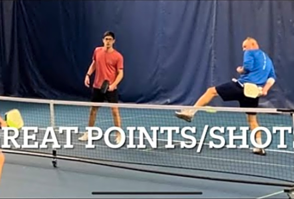 Pickleball - Great Points - Incredible Gets!