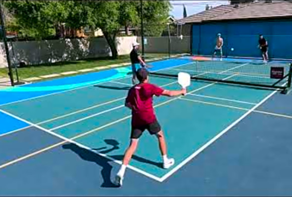 DJ Young &amp; Matt Baca VS Hayden Patriquin &amp; Wyatt Stone Pro Rec Pickleball at Piccadilly 4/19/23