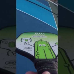 POV of the Big Dill Pickleball Co. Original Pickleball Paddle
