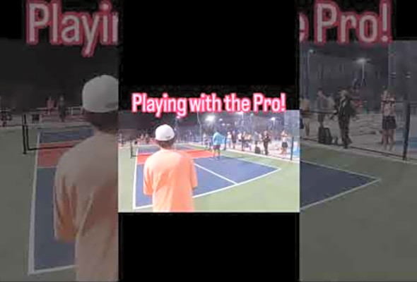 Play with a pro. atFederico-Staksrud #letsdinkaboutit