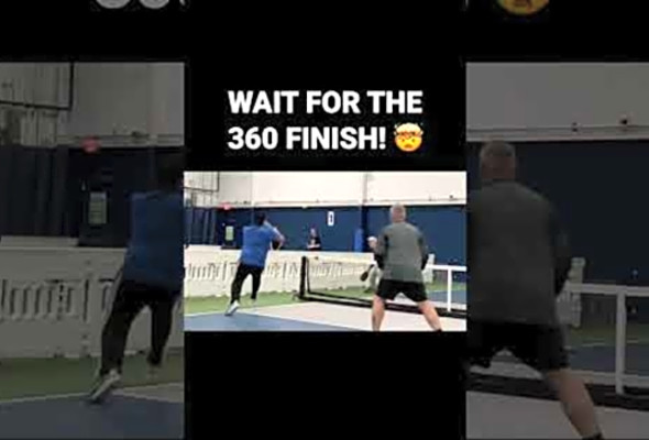 Wait For The 360 Finish! #Pickleball #highlights #fyp #viral #shorts #reels