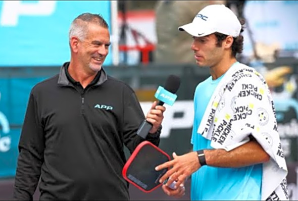 MEN&#039;S PRO SINGLES: Richard Livornese v Jack Foster I 2025 APP Vlasic Classic Round 16