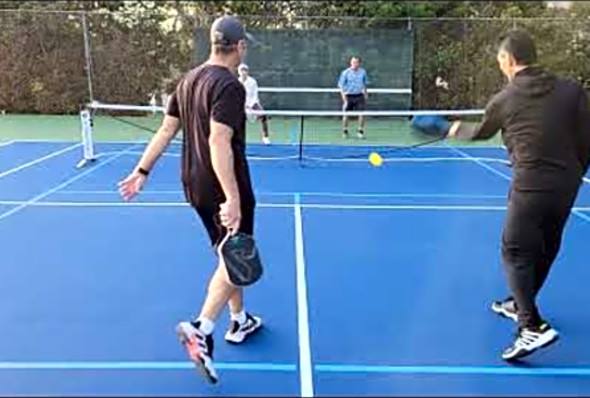 Lily / Ben vs Glenn / Rich All the good points March 19th Pickleball match play