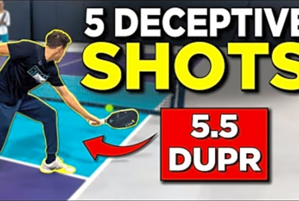 5 Deceptive Pickleball Shots That FOOL EVERYONE