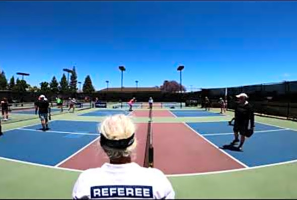 2021 APP Los Angeles Pickleball Open Mens Pro AJ Koller Rob Davidson Rob Cassidy Brendon Long