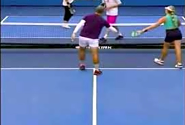 Ben and Anna Leigh. #tenis #foryou #pickleball #sports #tennislife #ytb #highlights #foryou