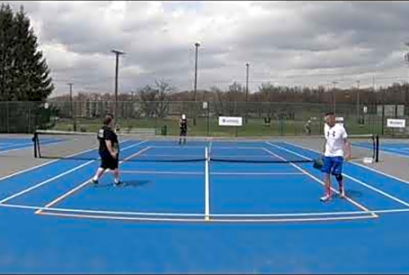 2018 1st annual Bob Libby Invitational Pickleball tournament Game 4