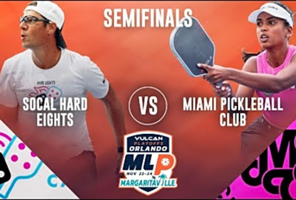 SoCal Hards Eights vs. Miami Pickleball Club - Chal SF 2, Match 3 - Vulcan MLP Orlando Playoffs 2024
