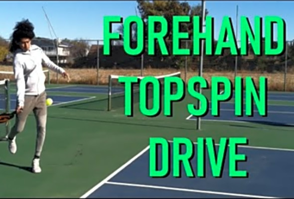 Forehand Topspin Drive Tutorial - How To Top Spin In Pickleball