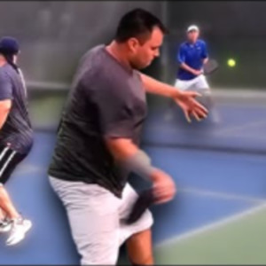 Aggressive 4.5 Men&#039;s Doubles Pickleball with Top Senior Pro