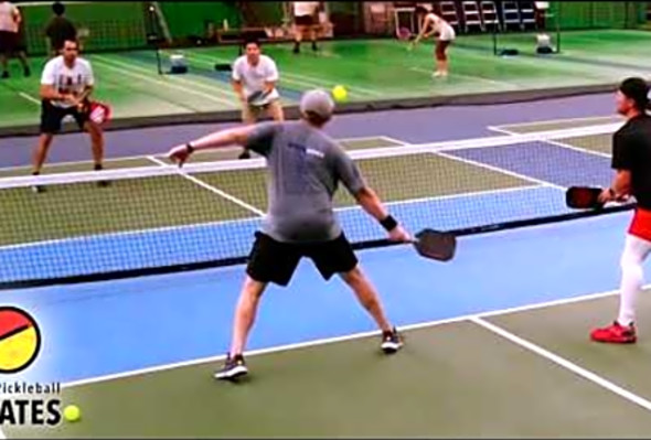 4.5 Pickleball Temas Tournament Men&#039;s Doubles, Rally Scoring