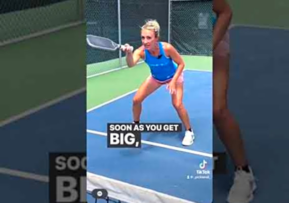 Pickleball Tips with Pro Allyce Jones- How to do the Volley Lob