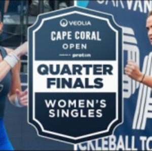 Kaitlyn Christian v Lea Jansen at the Veolia Cape Coral Open