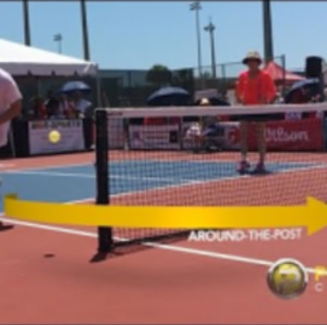 US Open Pickleball - Multi-Camera Breakdown of an Around the Net Post Sh...