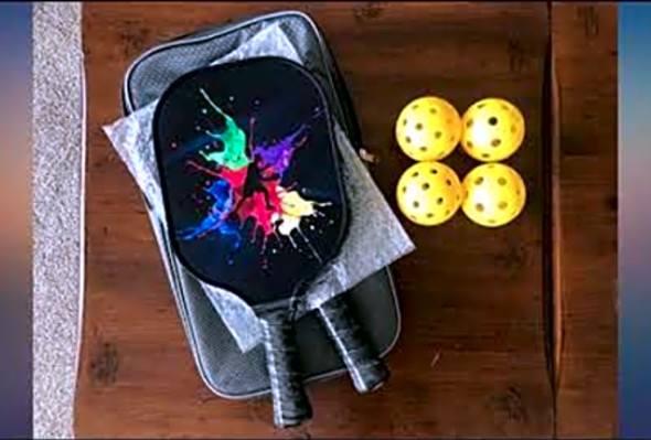 Soraken Pickleball Paddles, Pickleball Paddle Set of 2 Including 4 Balls and Racket review