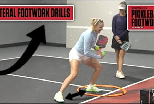 Improving Your Lateral Footwork Along the Pickleball Kitchen Line