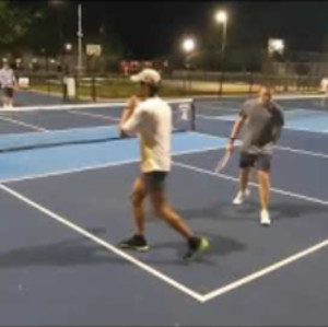 SWITCHING HANDS EVERY POINT! 4.0 Pickleball Game at Collins Park in Conw...