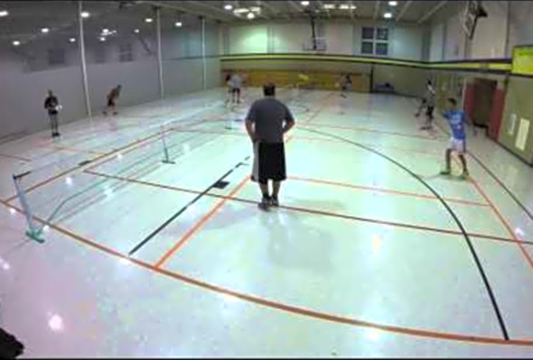 Week 6 Game 2 Fall 2015 Pickleball Ladder League