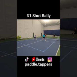 31 Shot Rally #pickleballhighlights #pickleballdoubles #mlp #ppa