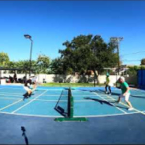 Bad Pickleball Legends Irina/Mills visit- Irina Tereschenko Chris Mills ...