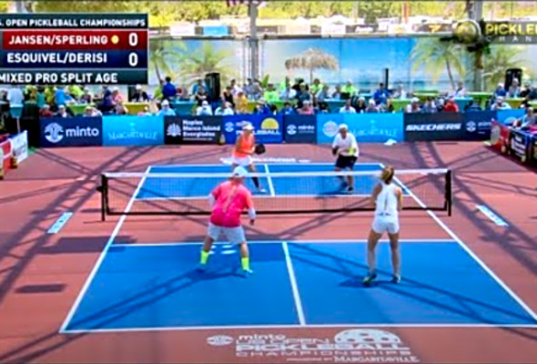 Day 3 on Pickleball Channel Mixed PRO Split Age at US Open Pickleball Championships