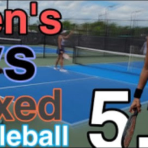 5.0 Men&#039;s vs Mixed Pickleball Rec Game