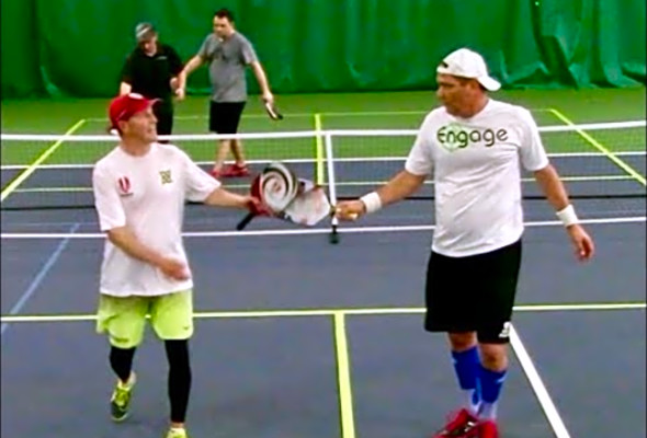 Spring Swing Pickleball-OMD GOLD MEDAL Dave Weinbach/Rick Witsken v Will Wilson/David Seckel