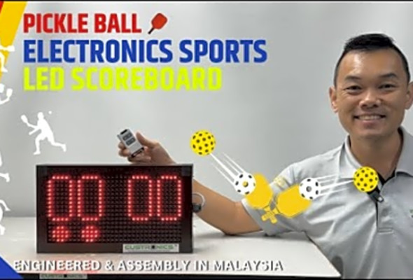 Revolutionizing Pickleball with Custronics LED Wireless Scoring for Smarter Gameplay