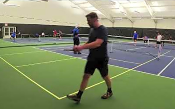 Pickleball matt chris vs. nick riley