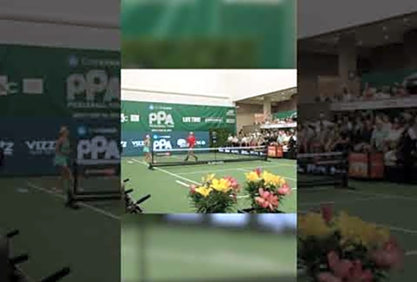 Jack Sock playing pickleball is insane to watch #ppatour #JackSock #tennis