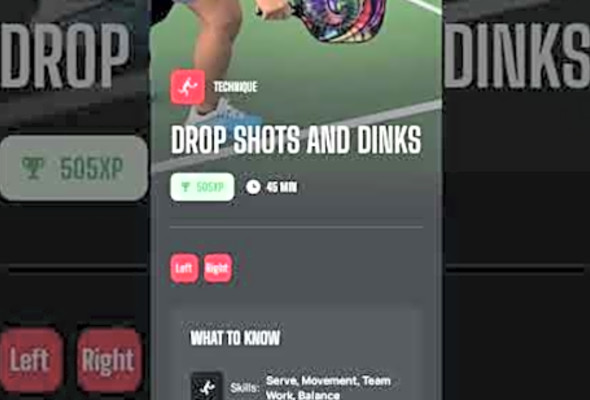 Search for &quot;Effective Pickleball Training App&quot; in your App Store