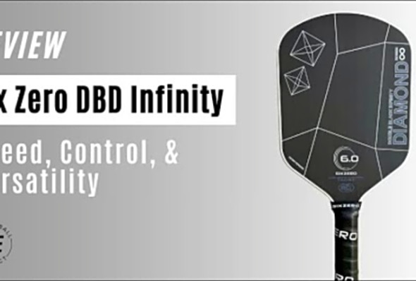 Six Zero Double Black Diamond Infinity Review by Pickleball Effect