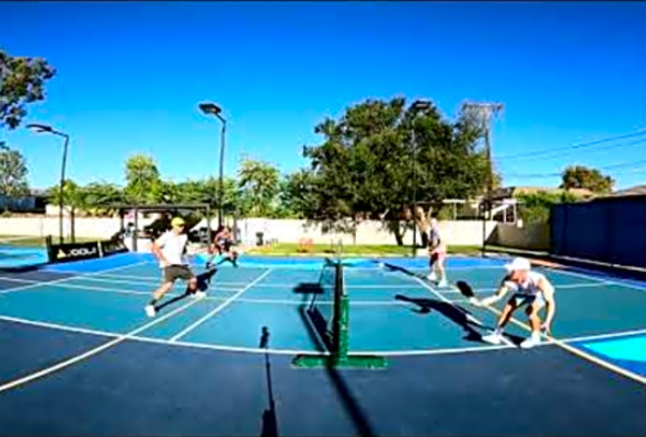 Bad Pickleball High Level Rec 5.0 Jessie Irvine Jeff Warnick Zach Taylor Matt Baca 2 Games