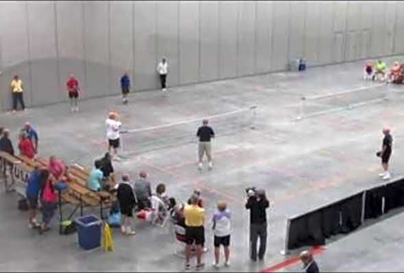 Men Doubles, 70/80 yrs, 2013 National Senior Games, pickleball