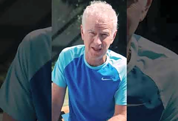 John McEnroe Said Playing Guitar is BETTER THAN Tennis?! #johnmcenroe #pickleball #shorts